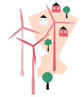 Kooperation Vindkraft Sticker by Coompanion Göteborgsregionen