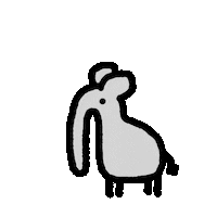 vegan elephant Sticker by Animals Facing Left