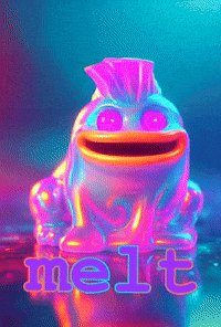 Melt GIF by The LSD Hotel
