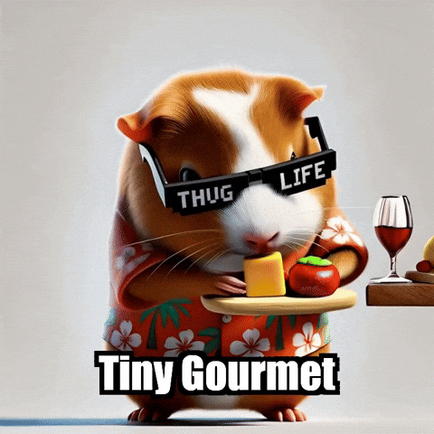 Guinea Pig Foodie GIF by Guinea Gambino
