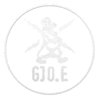 GrungeJohn man circle lightning grunge Sticker