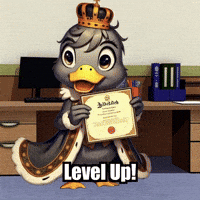Level Up Success GIF by sirduckbeth