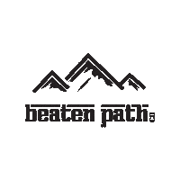 beatenpathco clothing brand smile hard miles dittmar beaten path Sticker