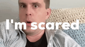 Im Scared GIF by Luke Guy