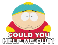 Eric Cartman Help Sticker by South Park