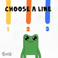 Choose Wisely See You Later GIF by fwogs