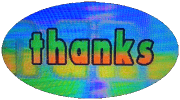 Video Art Thank You Sticker by Sarah Zucker
