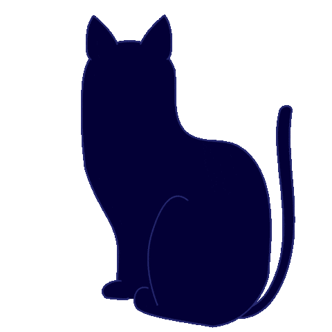 Cat Halloween Sticker by Homework Studio