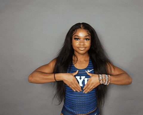 Celebration Superman GIF by BYU Cougars