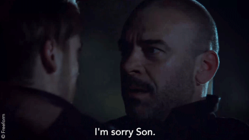 sorry son GIF by Shadowhunters