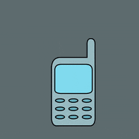 Chicolocow blue chibi cellphone nokia GIF