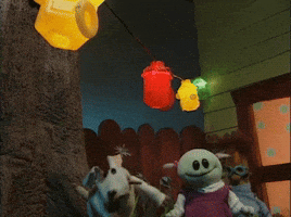 Dancing under lanterns