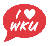 I Heart Sticker by Western Kentucky University