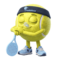 padeldoor sport sleepy good night mascot Sticker