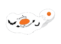 Halloween Bats Sticker by Tamago-EN