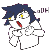 Excited Shake Sticker