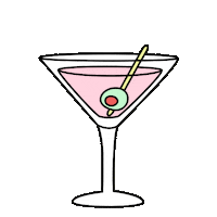 Date Night Party Sticker by Lara Schnyder