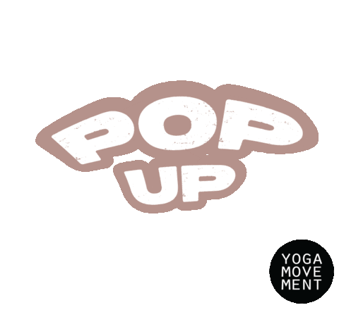 Pop Up Yoga Sticker