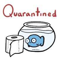 Bored Toilet Paper Sticker by Aminal Stickers
