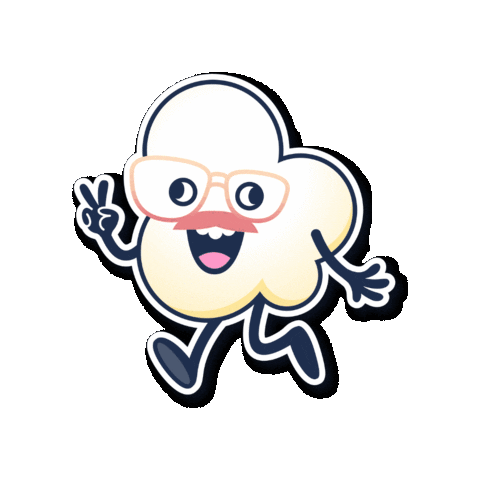 jerrypop giphygifmaker food foodie popcorn Sticker