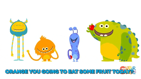 monsters fruit GIF by Super Simple