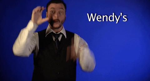 sign language wendy's GIF by Sign with Robert
