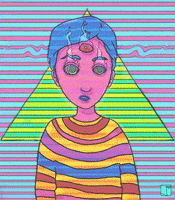 hallucinating digital art GIF by Phazed