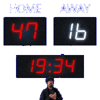 16 Away Sticker