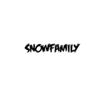 Snowfamily snow family ski skiing Sticker