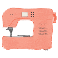 Sew Sewing Machine Sticker by Art Gallery Fabrics