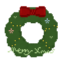 Christmas Pixel Sticker