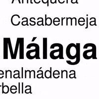 Travel Typography GIF