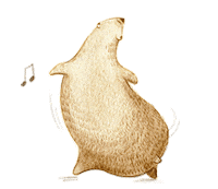 dance love Sticker by BigBearAndBird