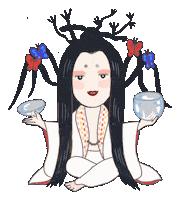 Japan Butterflies Sticker by rico