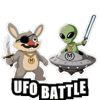 Happy Area 51 Sticker