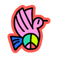 FetedelaMusiqueDeutschland music peace bird respect Sticker