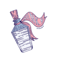 contexture drink alice aliceinwonderland contexture Sticker