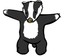 Badger Sticker