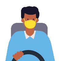 IDFM hello covid train bus Sticker