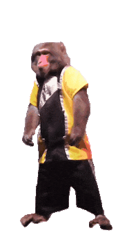 Fun Monkey Sticker