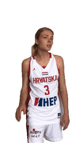 CRObasketball basketball croatia Sticker