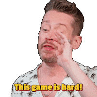 This Is Hard Macaulay Culkin Sticker by First We Feast