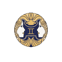Kshinka twins zodiac Sticker