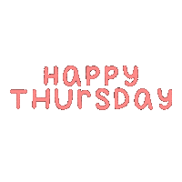 Happy Thursday Sticker
