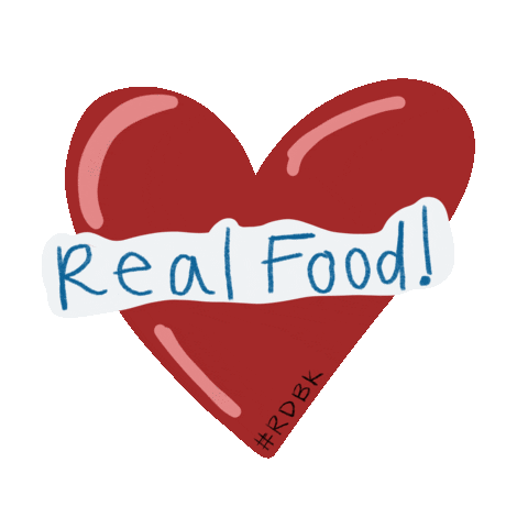Reddogbluekat giphyupload real food raw food red dog blue kat Sticker