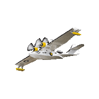 Plane Airplane Sticker by villebiscarrosse