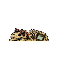 Endless Love Dino Sticker by Detektorking