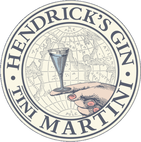 Dirty Martini Weekend Sticker by HENDRICK'S GIN