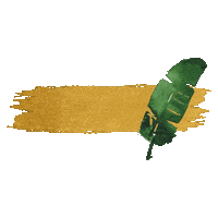 Gold Leave Sticker by Laura Malina Seiler