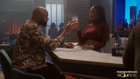 Saints And Sinners Reaction GIF by Bounce